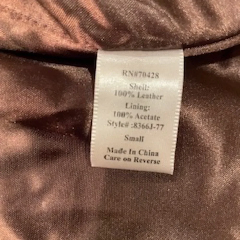 a' la carte - Brown Suede Jacket - Size Small - Picture 11 of 12